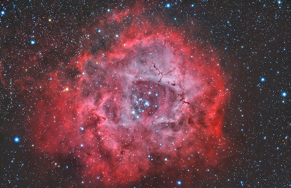 nebuleuse de la rosette rouge